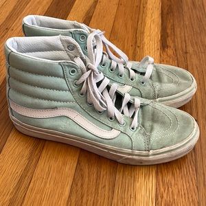 Turquoise old skool vans